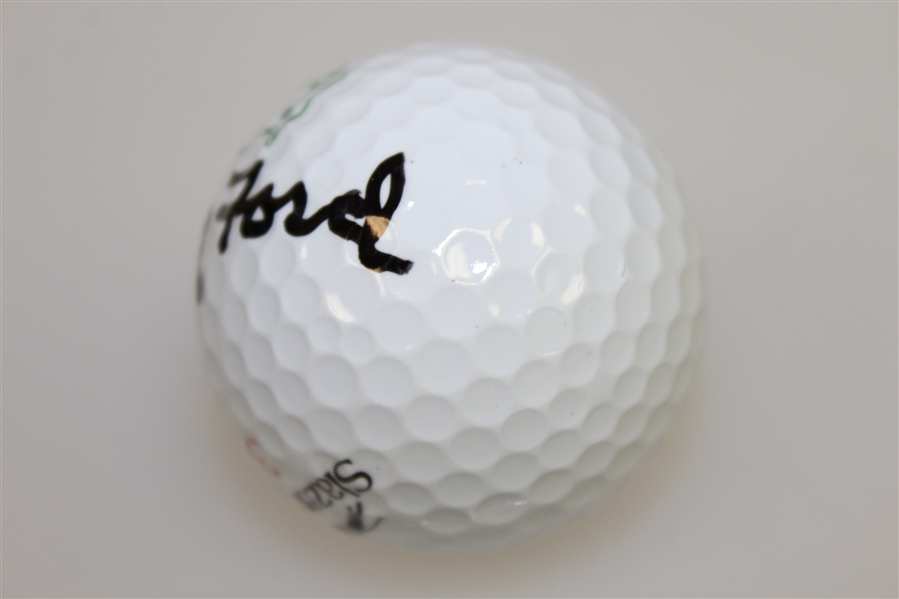 Doug Ford Signed Masters Logo Golf Ball JSA ALOA