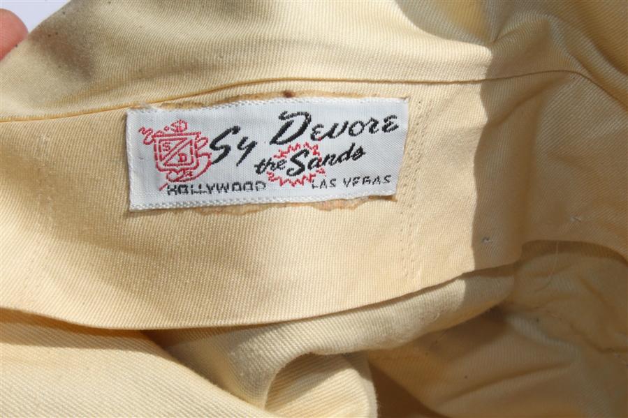 Don Cherry's Personal Sy Devore 'The Sands' Plaid Custom Golf Slacks