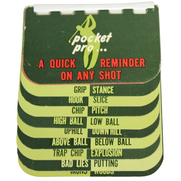 Vintage Pocket Pro: A Quick Reminder On Any Shot Booklet Pat. No. D146440