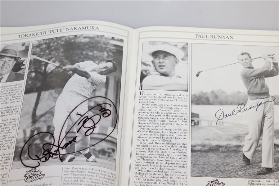 Multi-Signed 1978 Legends of Golf Tournament Program - Signed by All Photos JSA ALOA