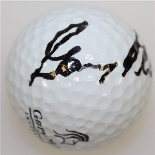 Gary Player Signed 'Black Knight' Logo Golf Ball JSA ALOA