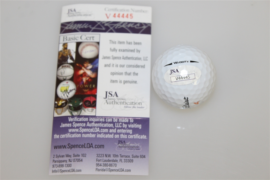 Danny Willett Signed Masters Logo Golf Ball JSA #V44445
