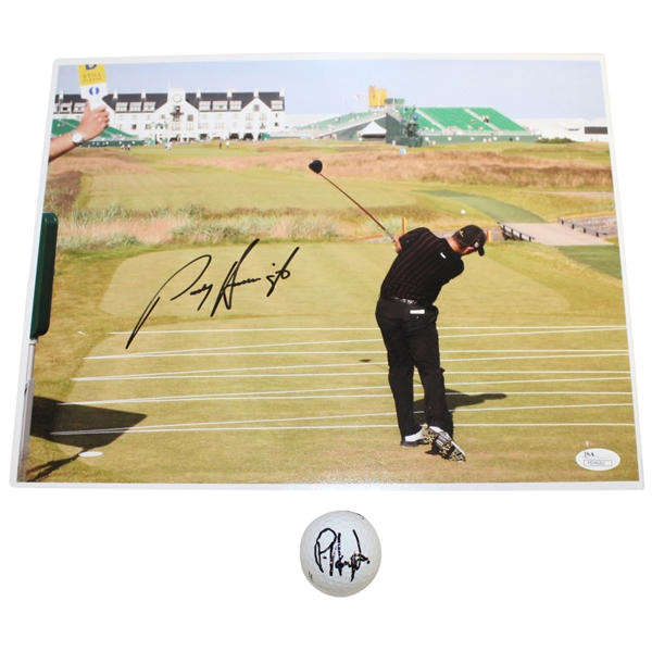 Padraig Harrington Signed 11x14 Photo & Signed Golf Ball JSA #M04682 & #S74108