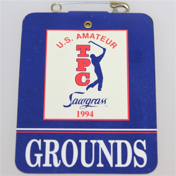 1994 US Amateur Championships Grounds Badge - Woods 1st US Amateur Win