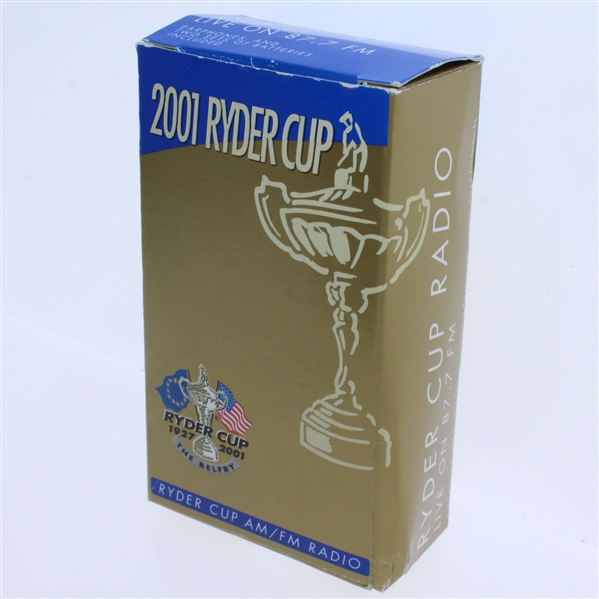 2001 Ryder Cup Am/Fm Radio - Event Changed to Following Year