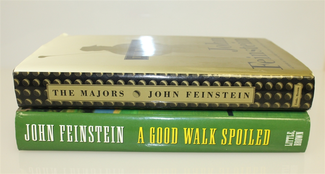 Two John Feinstein Books - 'The Majors' and 'A Good Walk Spoiled'