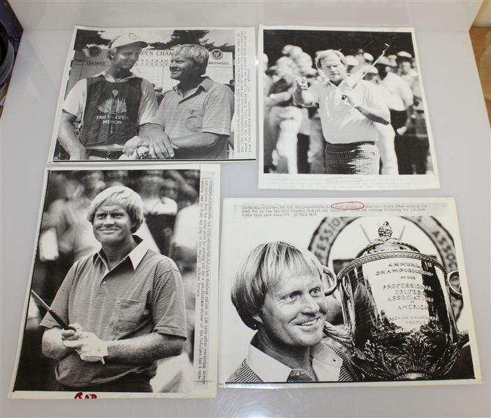 Fifty Jack Nicklaus Original Sporting News Collection Laserprint Wire Photos - 50