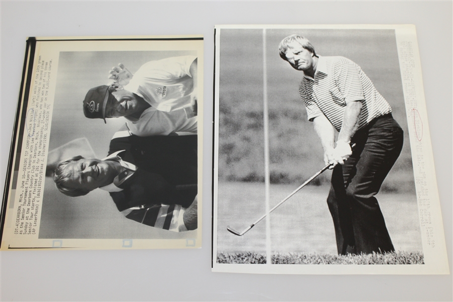 Fifty Jack Nicklaus Original Sporting News Collection Laserprint Wire Photos - 50