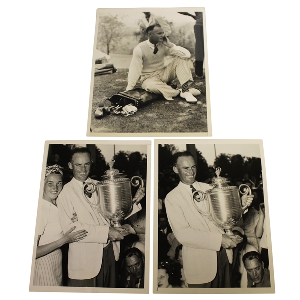 Three Denny Shute 1937 Original Press Photos