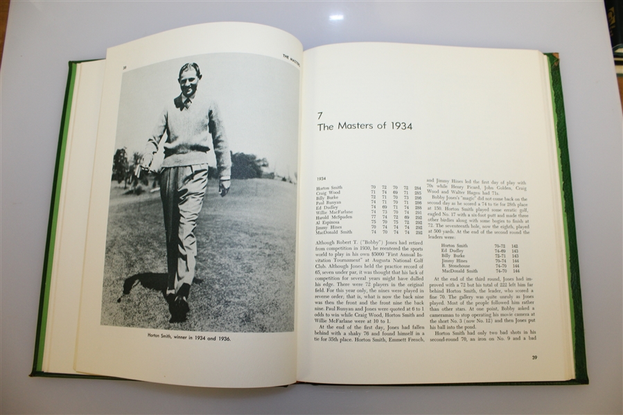 1973 'The Masters: Profile of a Tournament' Book by Dawson Taylor - Roth Collection