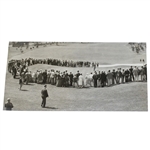 1937 Bobby Jones Putting at Augusta National Wire Photo - April 3rd
