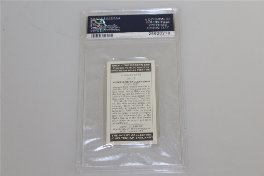 Seve Ballesteros 1994 Dormy Collection 'The Modern Era' Golf Card #17 PSA/DNA NM-MT 8 #25620218