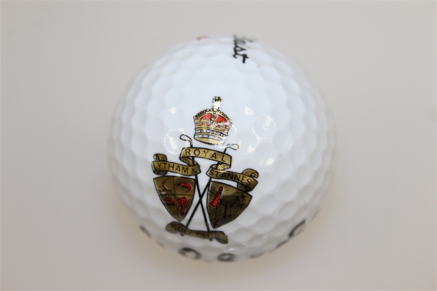 Bob Charles Signed Royal Lytham & St Annes Logo Golf Ball JSA ALOA