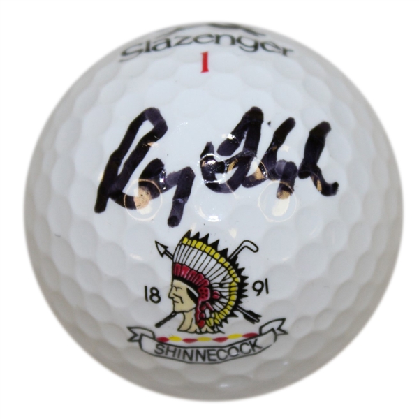 Ray Floyd Signed Shinnecock Hills Logo Golf Ball JSA ALOA