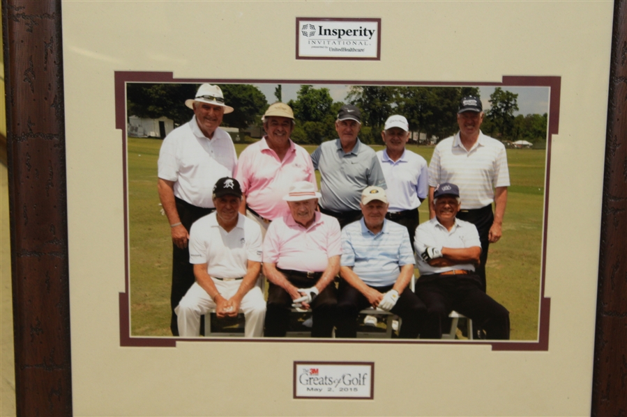 2015 Insperity Invitational '3M Greats of Golf' Photo - Framed