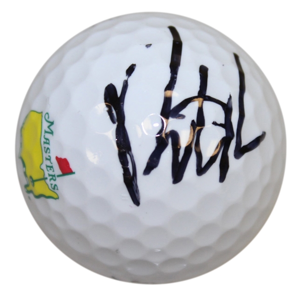 Patrick Reed Signed Masters Logo Golf Ball BECKETT #E66322
