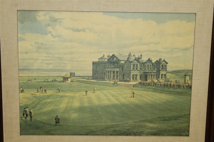 Royal & Ancient Golf Club Arthur Weaver Print - Framed