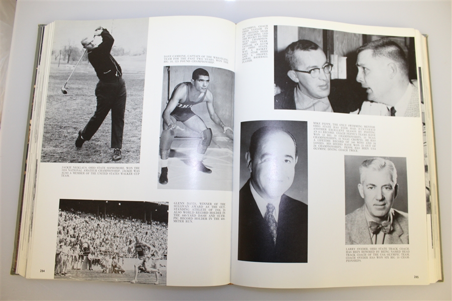 1960 Ohio State University 'Makio' Yearbook with Jack Nicklaus
