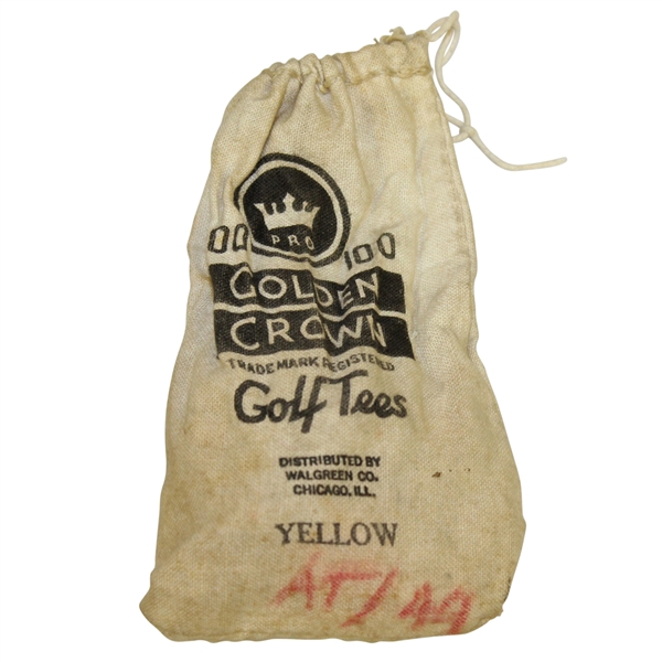 Vintage Golden Crown Golf Tees in Original Bag