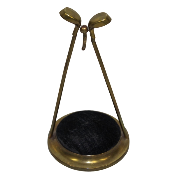 Crossed Clubs Pocket Watch & Hat Pin Holder