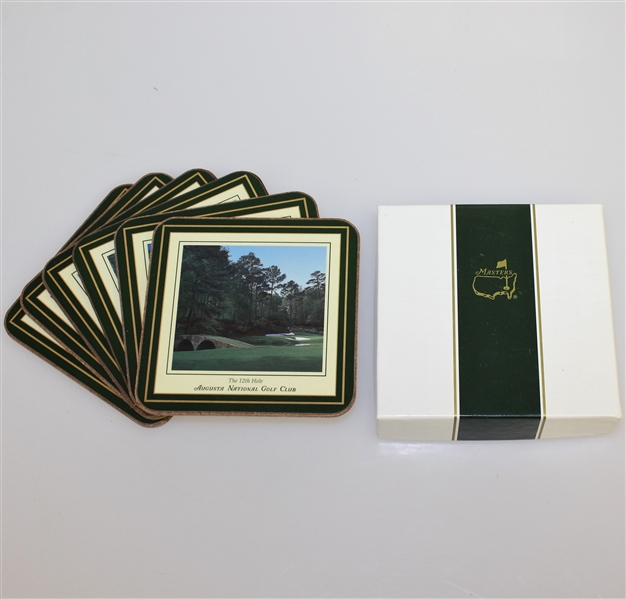 Augusta National Golf Club Masters Six Hole Coasters with Original Box