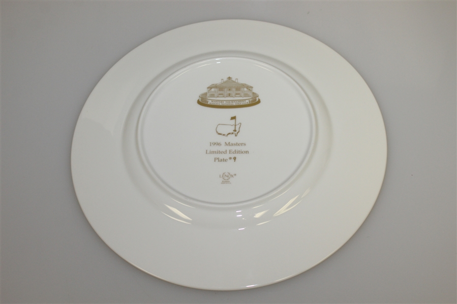 1996 Masters Tournament Lenox Limited Edition Member Plate #9