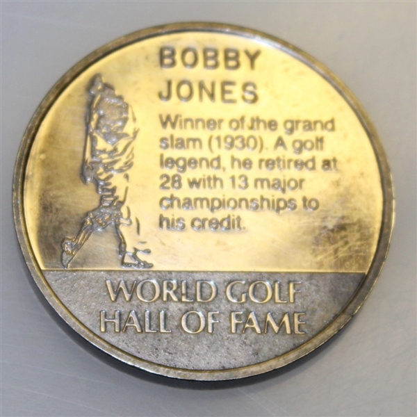 Bobby Jones Silver World Golf Hall of Fame Medal