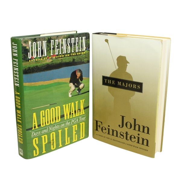 Two John Feinstein Books - 'The Majors' and 'A Good Walk Spoiled'