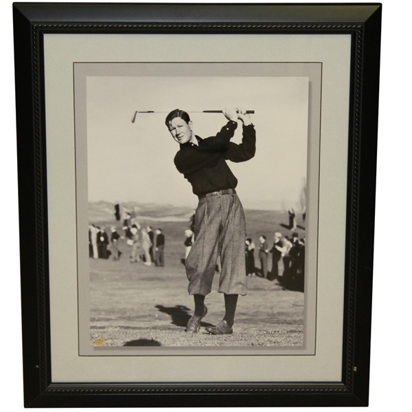 Byron Nelson at 1934 Los Angeles Post-Swing Display Photo - Framed