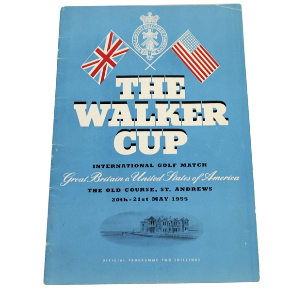 Don Cherry's Personal 1955 The Walker Cup Program - The Old Course, St. Andrews
