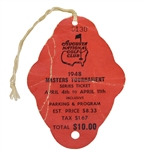 1948 Masters Tournament SERIES Badge #3130 - Claude Harmon Winner