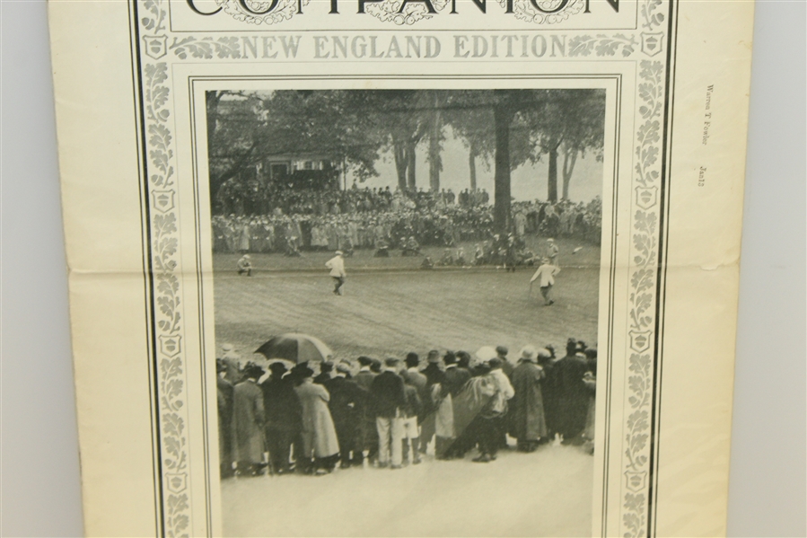 The Youth's Companion Oct. 9, 1913 Issue w/Ouimet, Vardon, & Ray on Cover - New England Edition