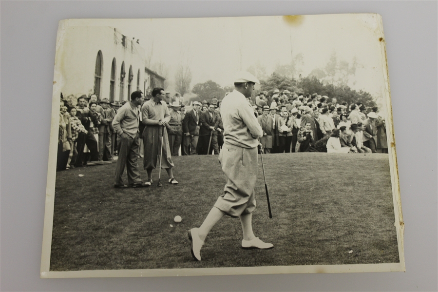 Two Original Golf Photos - Dawson, Mangrum & Locke Riviera Photo and 1945 Oxford