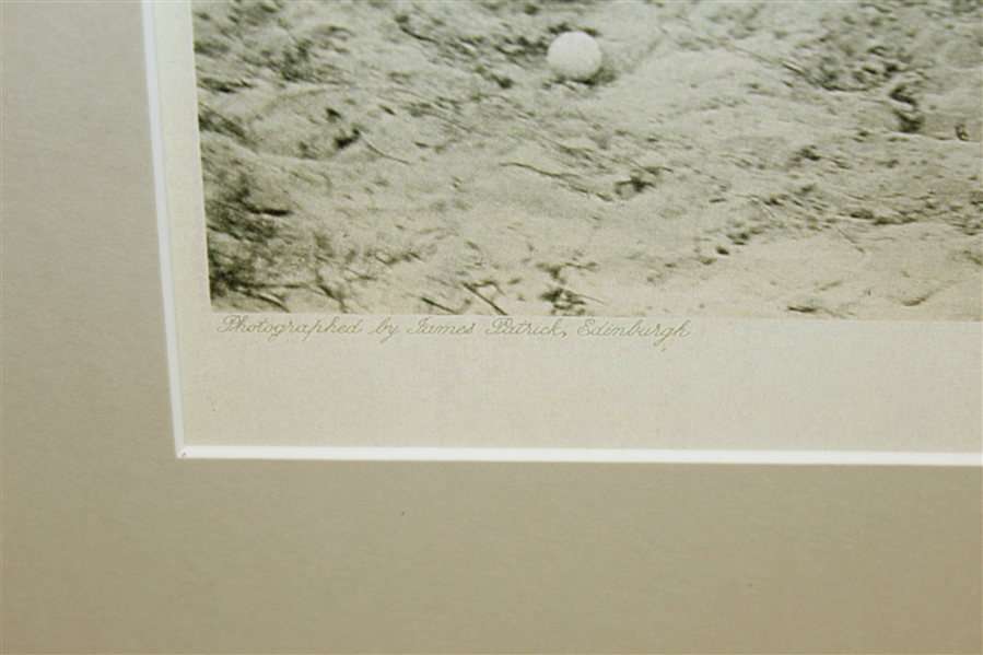 Old Tom Morris in Sand Bunker Reproduction Print - Framed