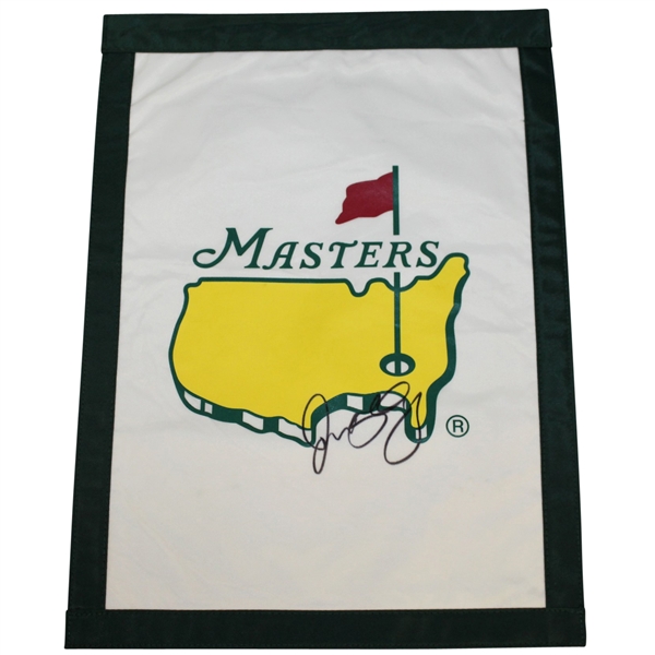 Rory McIlroy Signed Undated Masters Garden Flag JSA ALOA