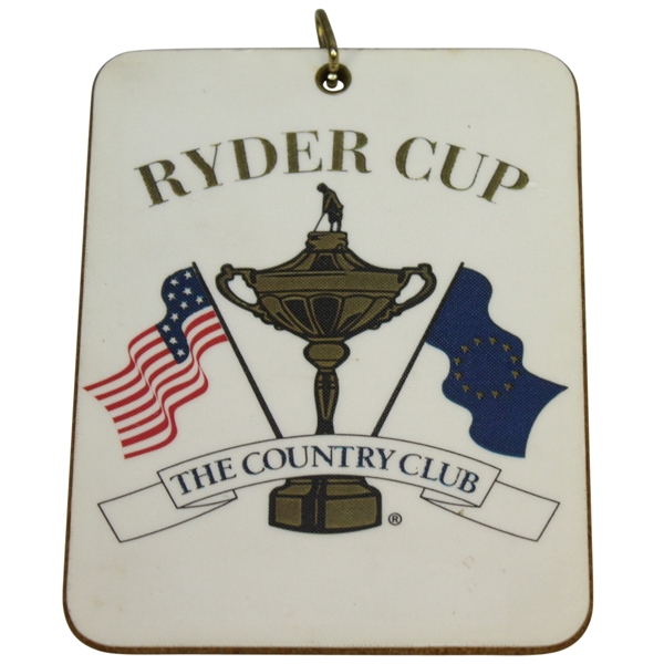 1999 Ryder Cup at The Country Club Brookline Bag Tag - Charles Price Collection