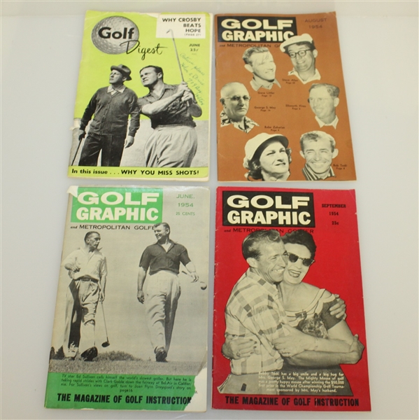 Ten Golf Digest & Golf Graphic Booklets - Various Conditions - Charles Price Collection 