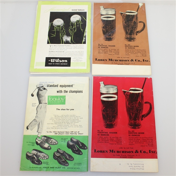 Ten Golf Digest & Golf Graphic Booklets - Various Conditions - Charles Price Collection 