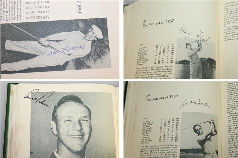 Multi-Signed 'Masters: Profile of a Tournament' Book - Picard, Keiser, Hogan, & others JSA ALOA