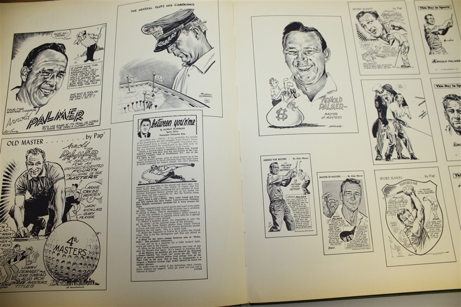 Augusta National Golf Club Member Gift - Arnold Palmer's 1964 Scrapbook In Tribute to 4th Masters Win