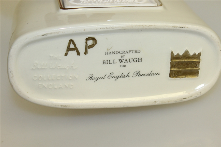 Arnold Palmer Signed Bill Waugh Bay Hill Inv. Artist Proof Porcelain Decanter JSA ALOA