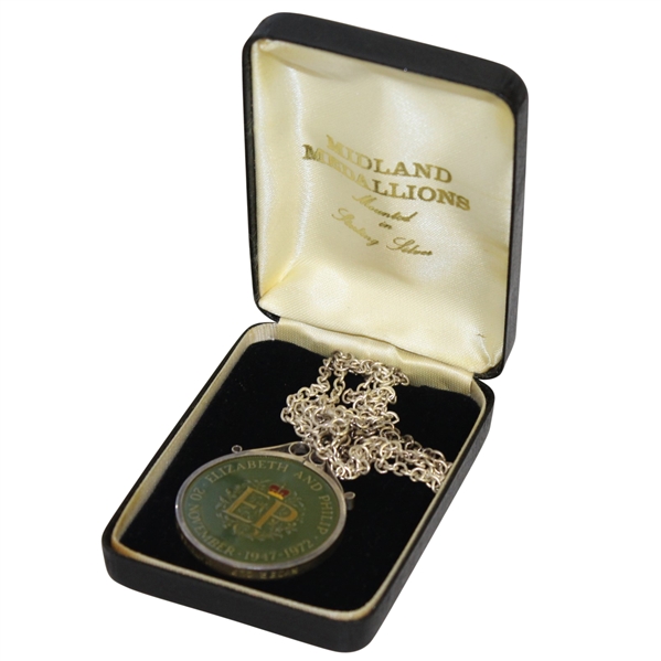 1975 Ryder Cup Player Gift Medallion - Elizabeth & Peter - Ray Floyd Collection