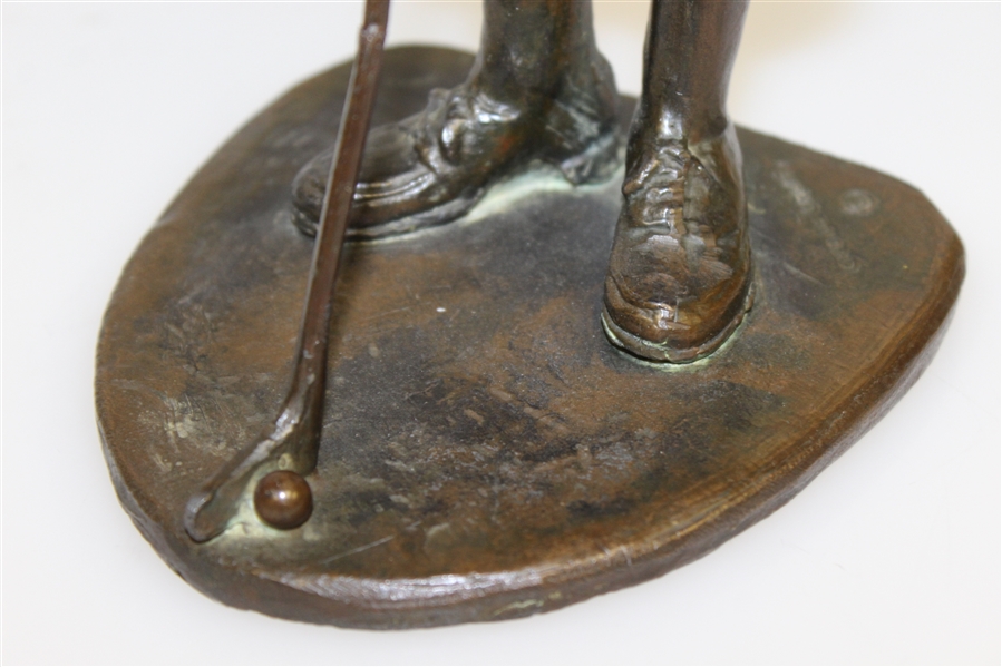 Bobby Jones Bronze Vintage Crone Craft Statue - 10 1/2 Tall!