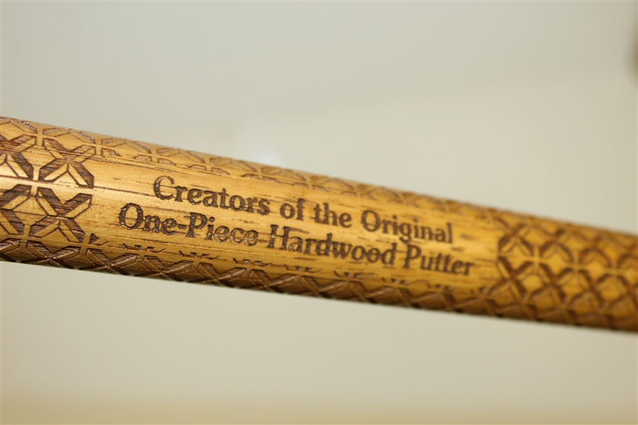 Apple Tree Golf Company Ornate Engraved One Piece Hardwood Putter