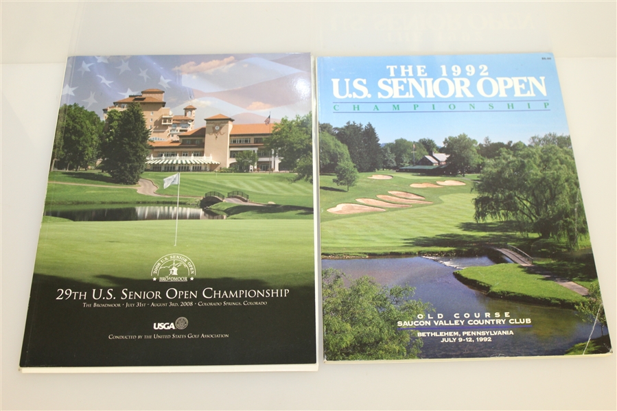 1992, 2008, & 2010 US Senior Open Championship Programs