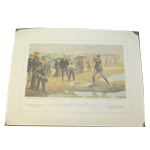 1931 E. Currier Print 'The First Amateur Golf Championship held in America'