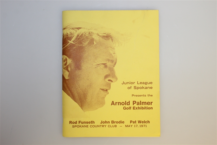 Arnold Palmer Exhibition - 1971 (Program/Ticket)