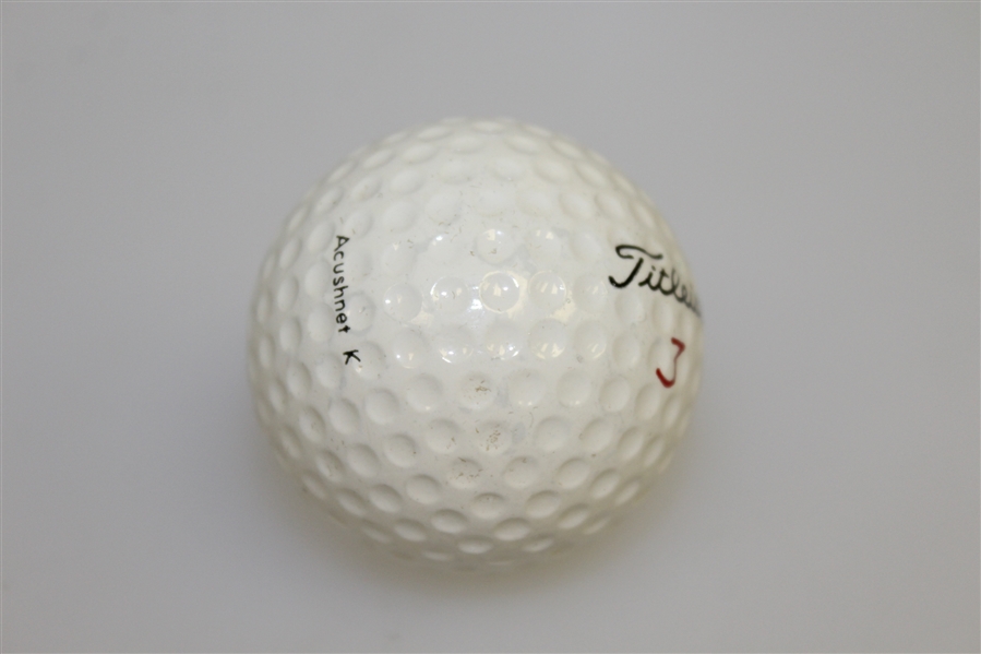 Titleist 3 Acushnet Golf Ball - President Eisenhower's Ball
