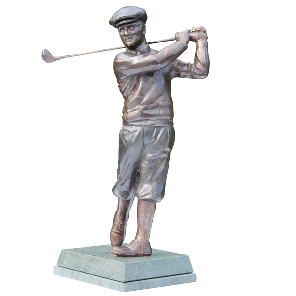 Limited Edition Golfer Figurine Post Swing, 1920's-1950's Themed - TP Stamp On Base