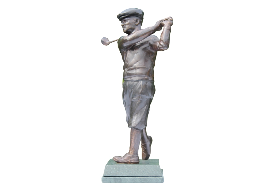 Limited Edition Golfer Figurine Post Swing, 1920's-1950's Themed - TP Stamp On Base